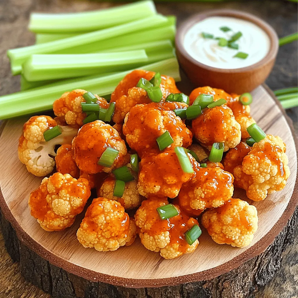 Buffalo Cauliflower Wings Crispy and Flavorful Treat