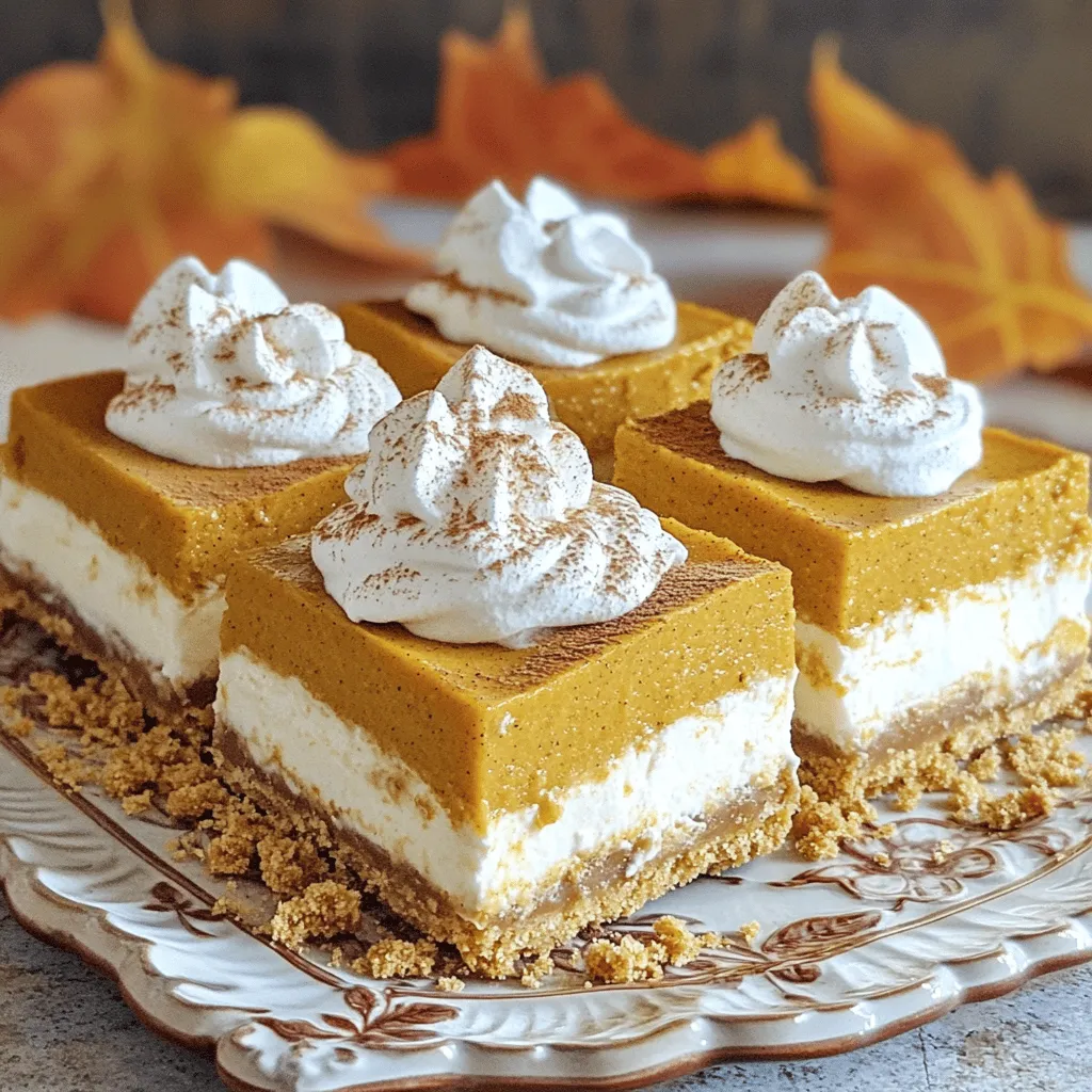No-Bake Pumpkin Cheesecake Bars Perfectly Creamy Delight