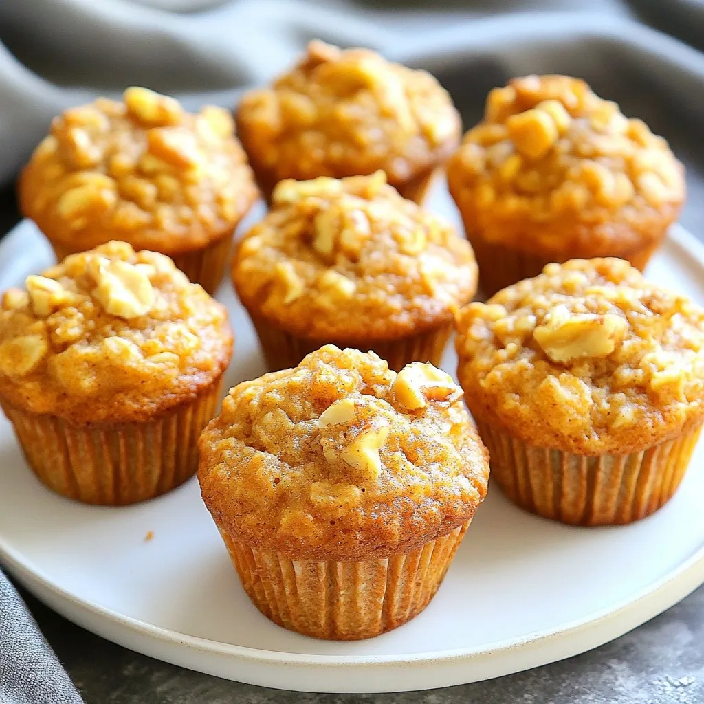 One-Bowl Carrot Oatmeal Muffins Easy and Healthy Recipe