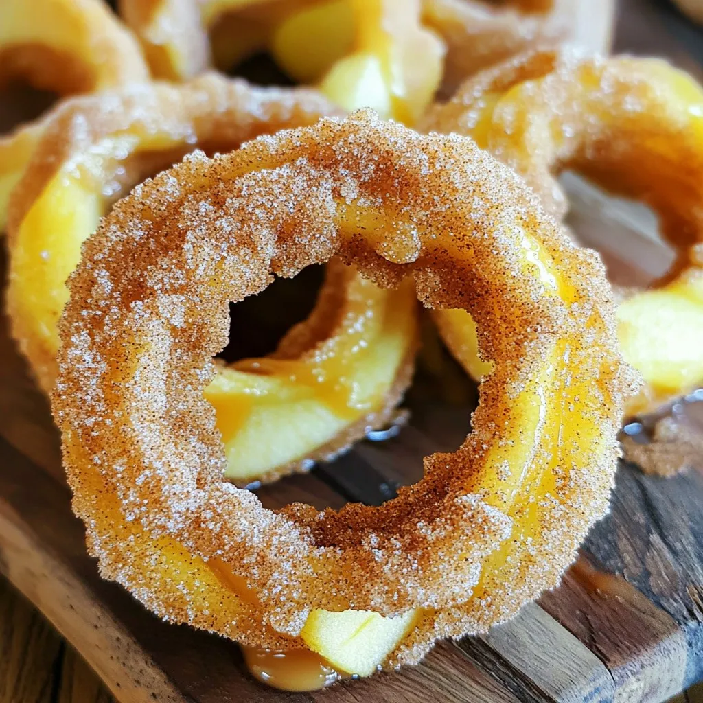 Air Fryer Cinnamon Sugar Apple Rings Simple Delight