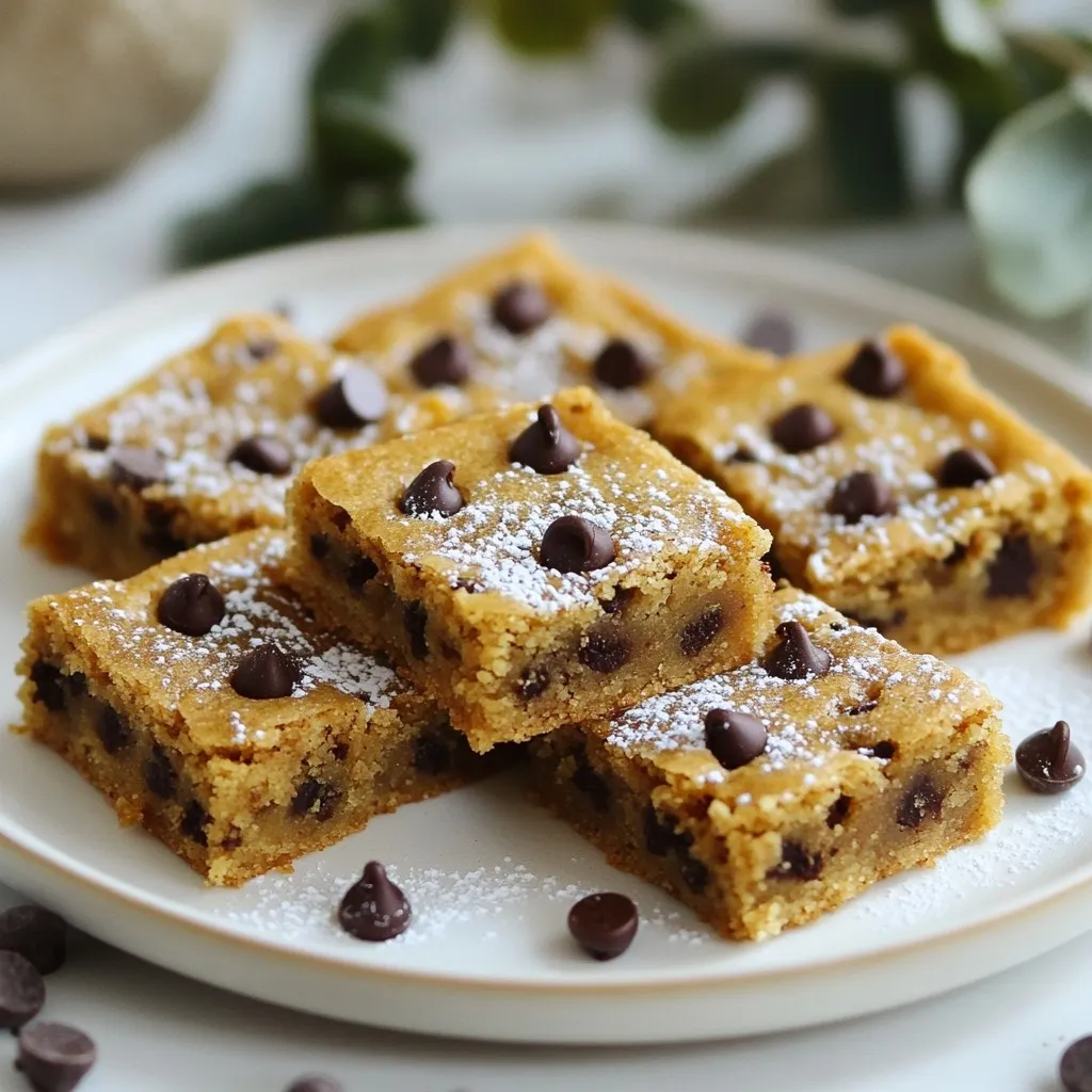 Soft Gooey Protein Blondies Delightful and Easy Treat