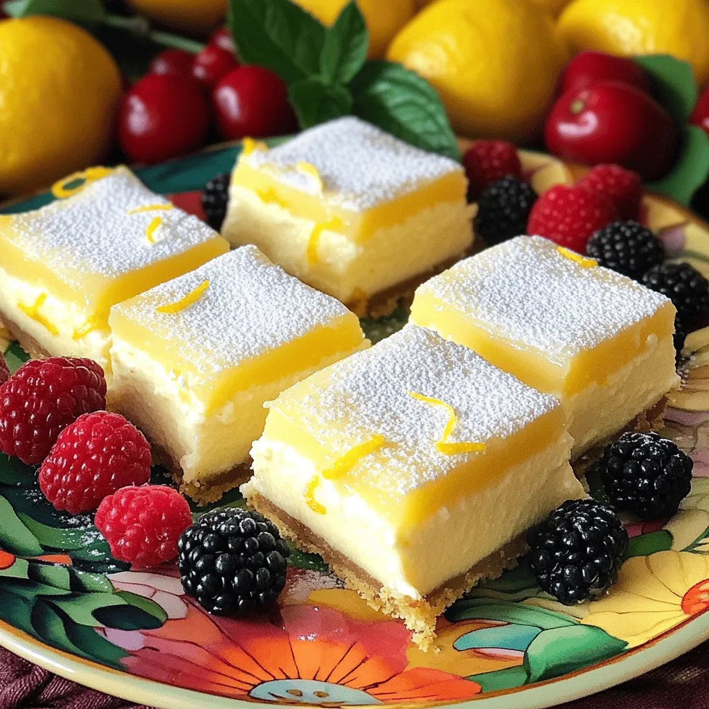 Lemon Cheesecake Squares Delightful and Creamy Treat