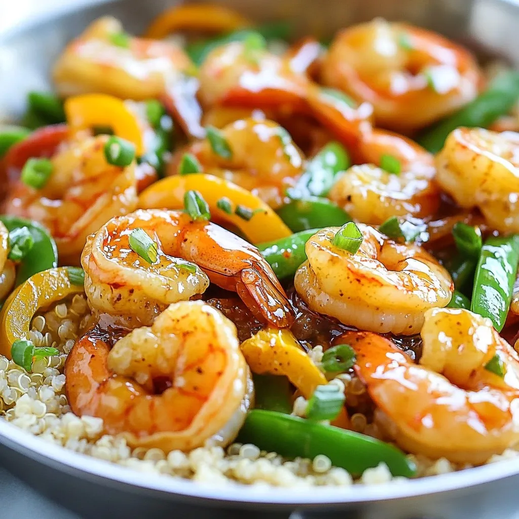 Honey Garlic Shrimp High-Protein Skillet Delight