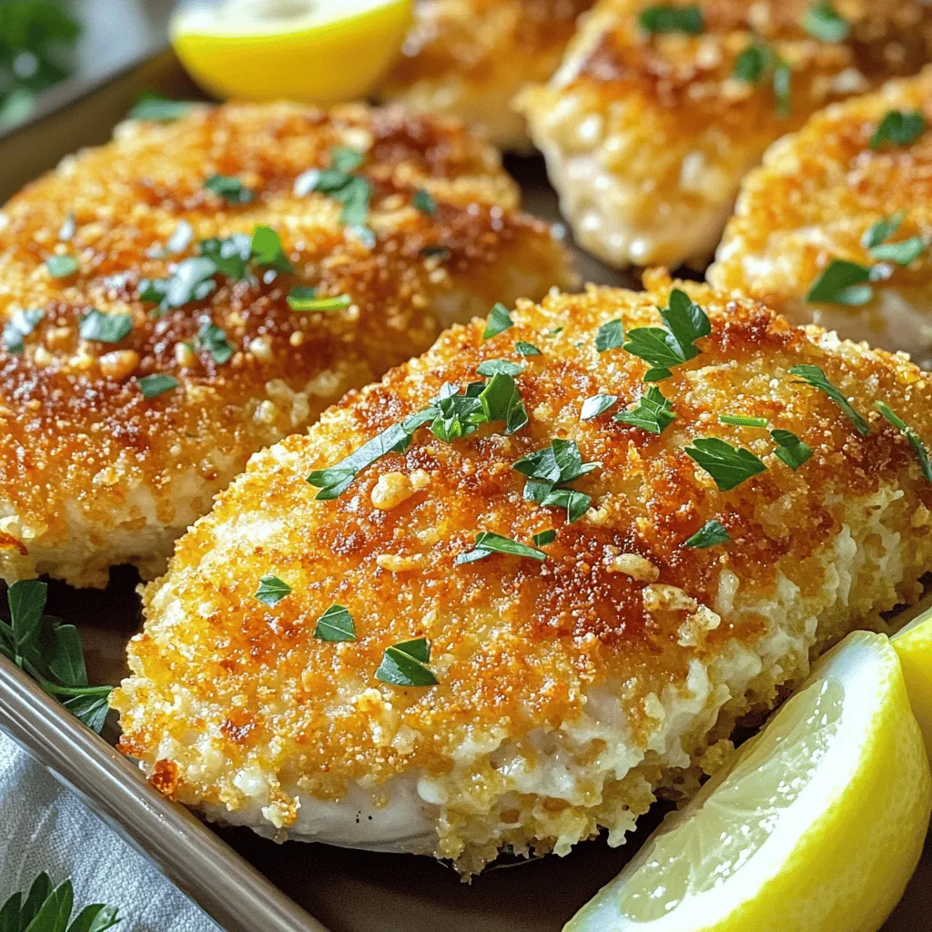 Parmesan Crusted Chicken Crispy and Flavorful Dinner