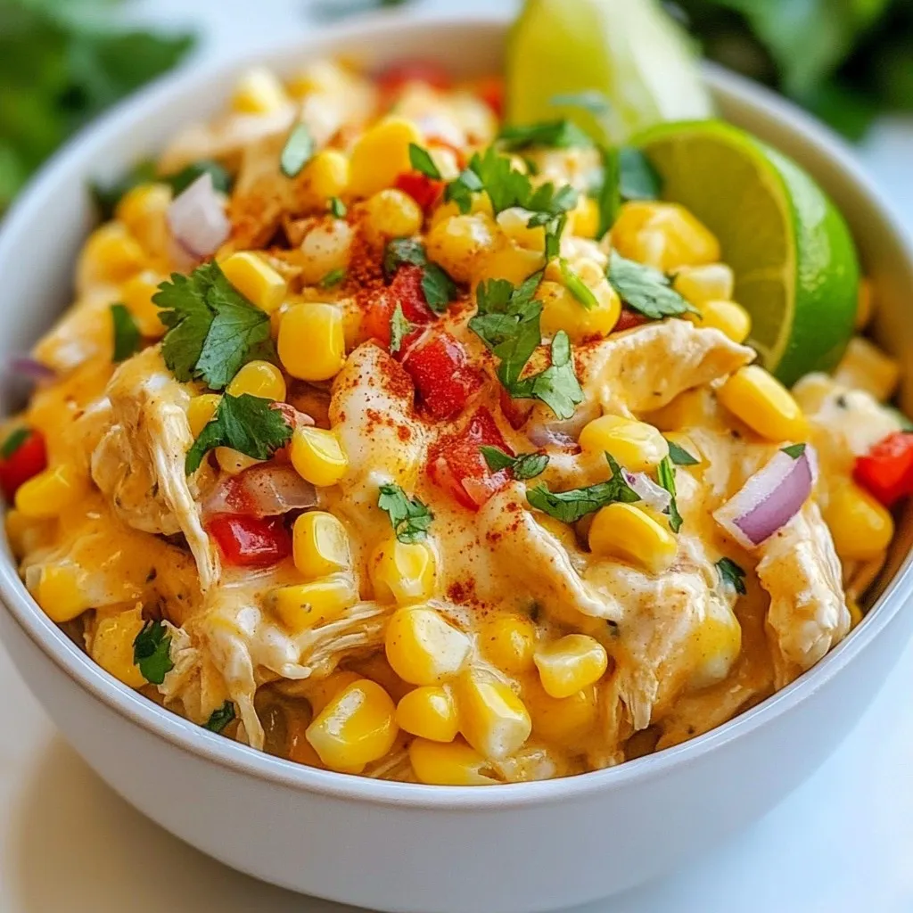 Slow Cooker Street Corn Chicken Flavorful Comfort Dish