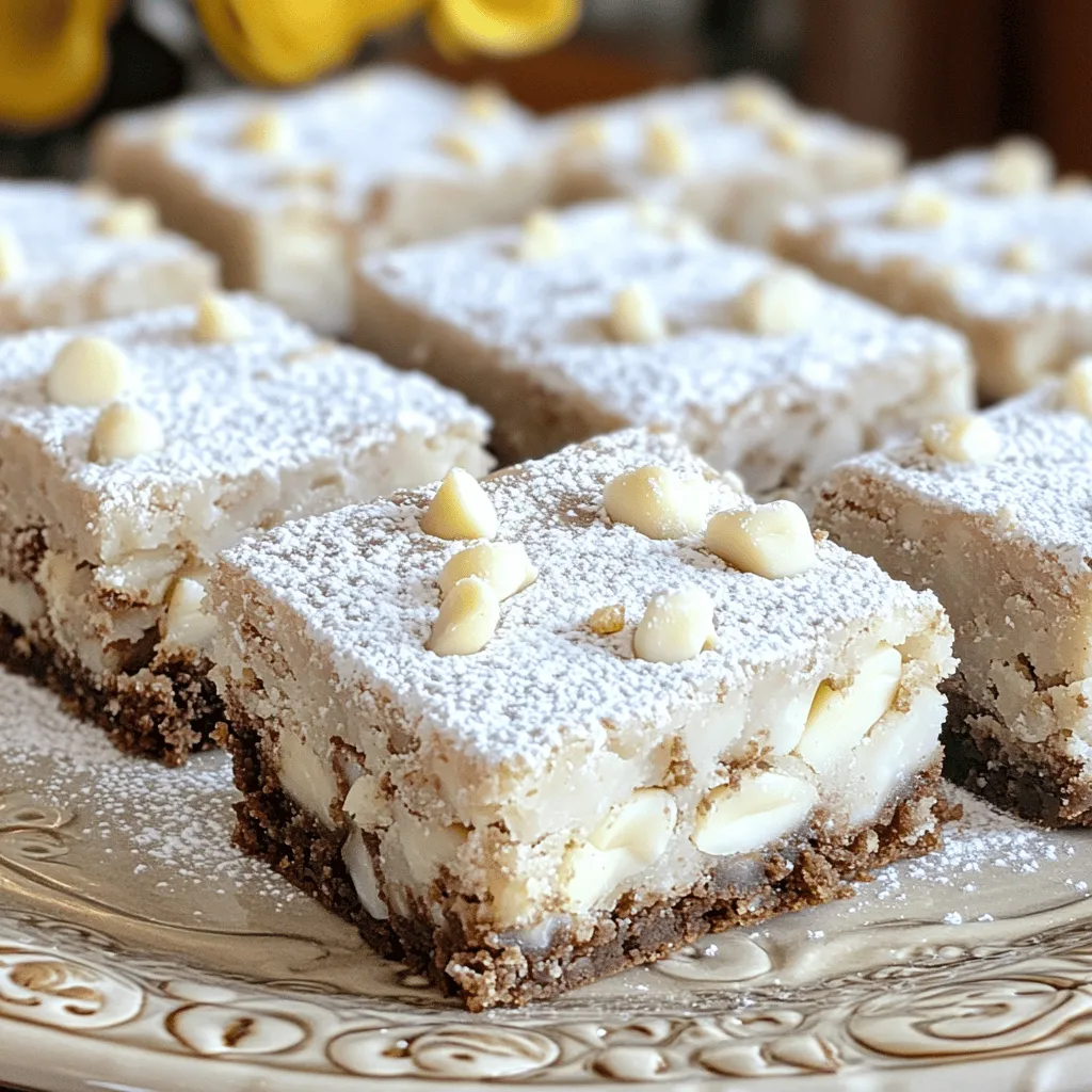 White Chocolate Brownies Delightful Dessert Recipe