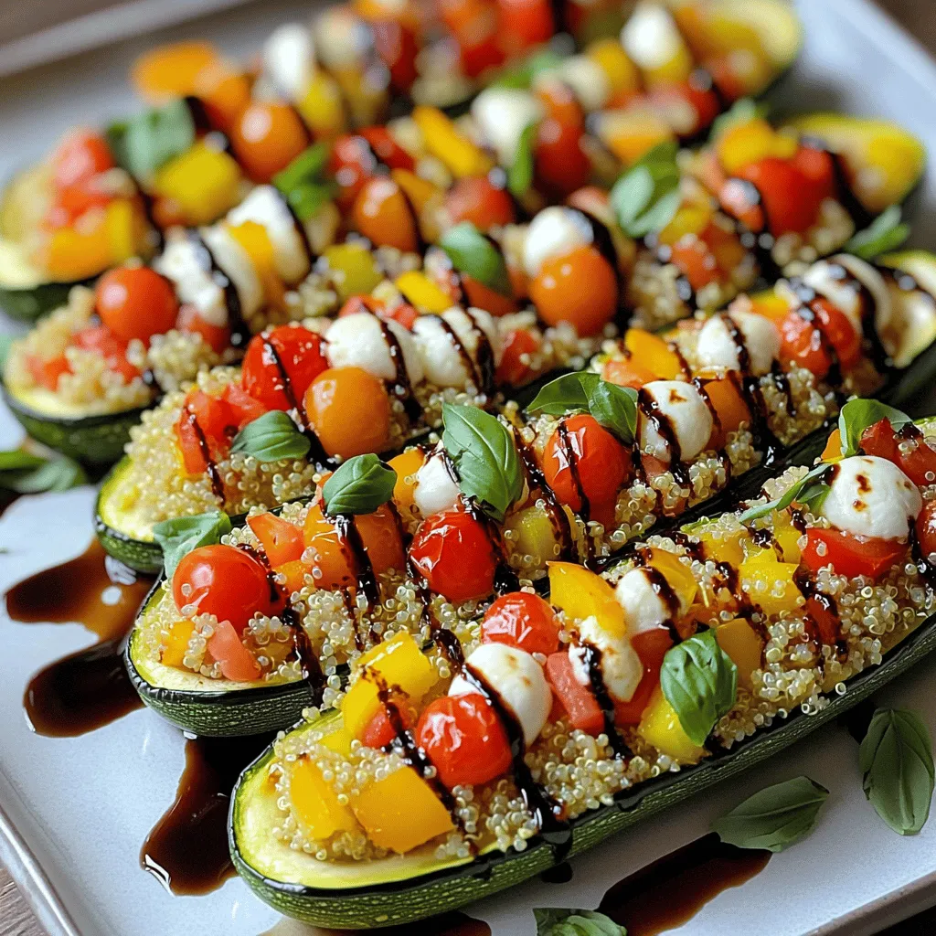 Baked Zucchini Delight Packed with Flavorful Filling