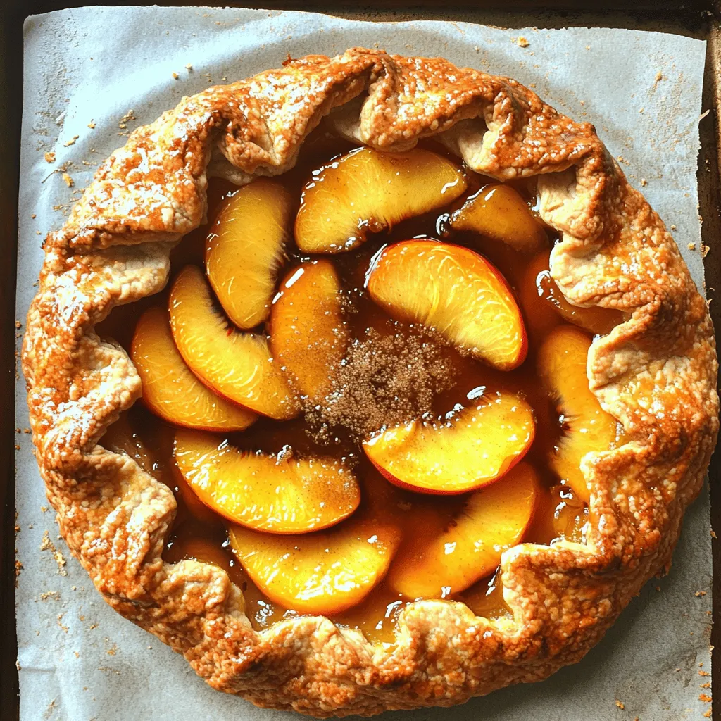 Easy Peach Galette Simple and Delicious Dessert Recipe
