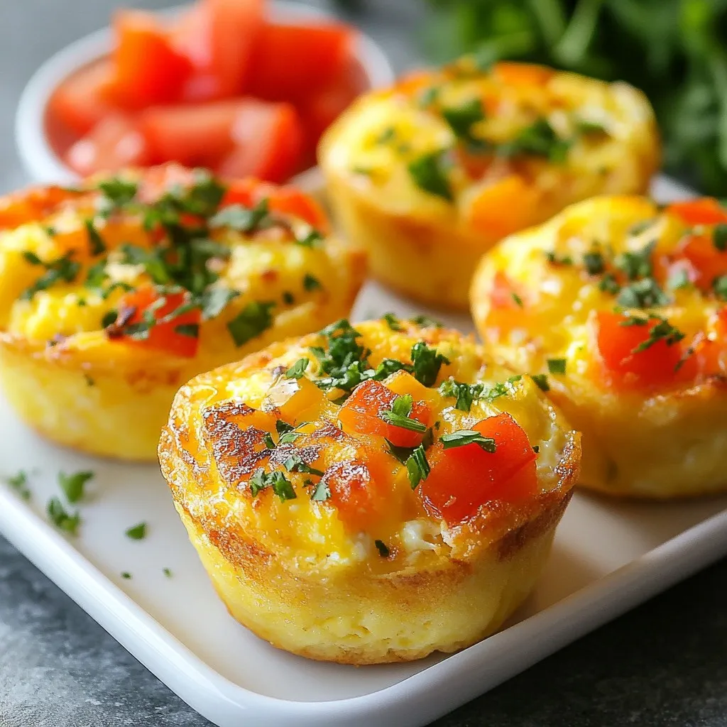 Baked Cottage Cheese Egg Cups Flavorful and Simple Snack