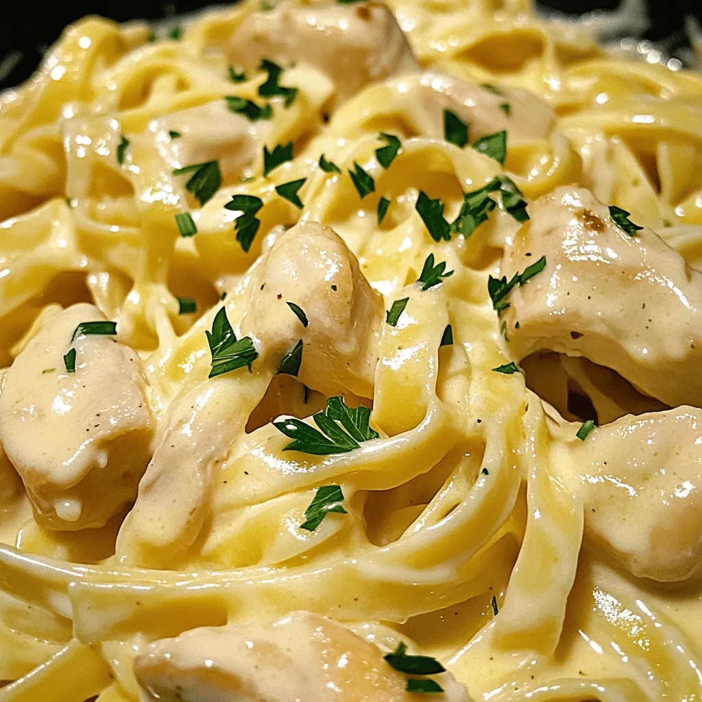 Instant Pot Chicken Alfredo Creamy and Delicious Meal
