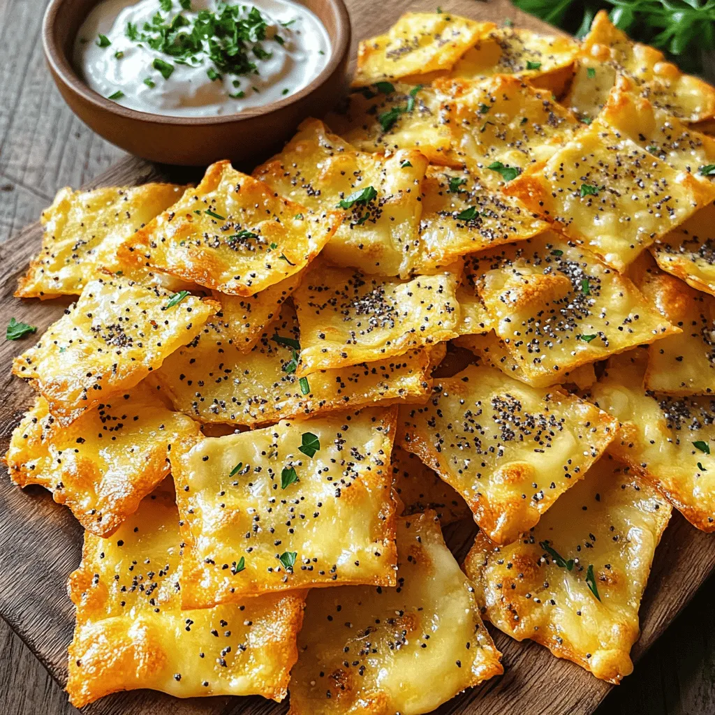 Keto Everything Bagel Cheese Chips Crispy and Tasty