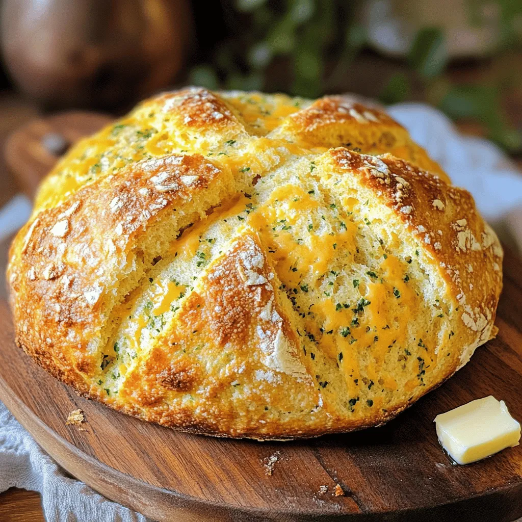 Cheddar and Herb Soda Bread Delicious and Easy Recipe