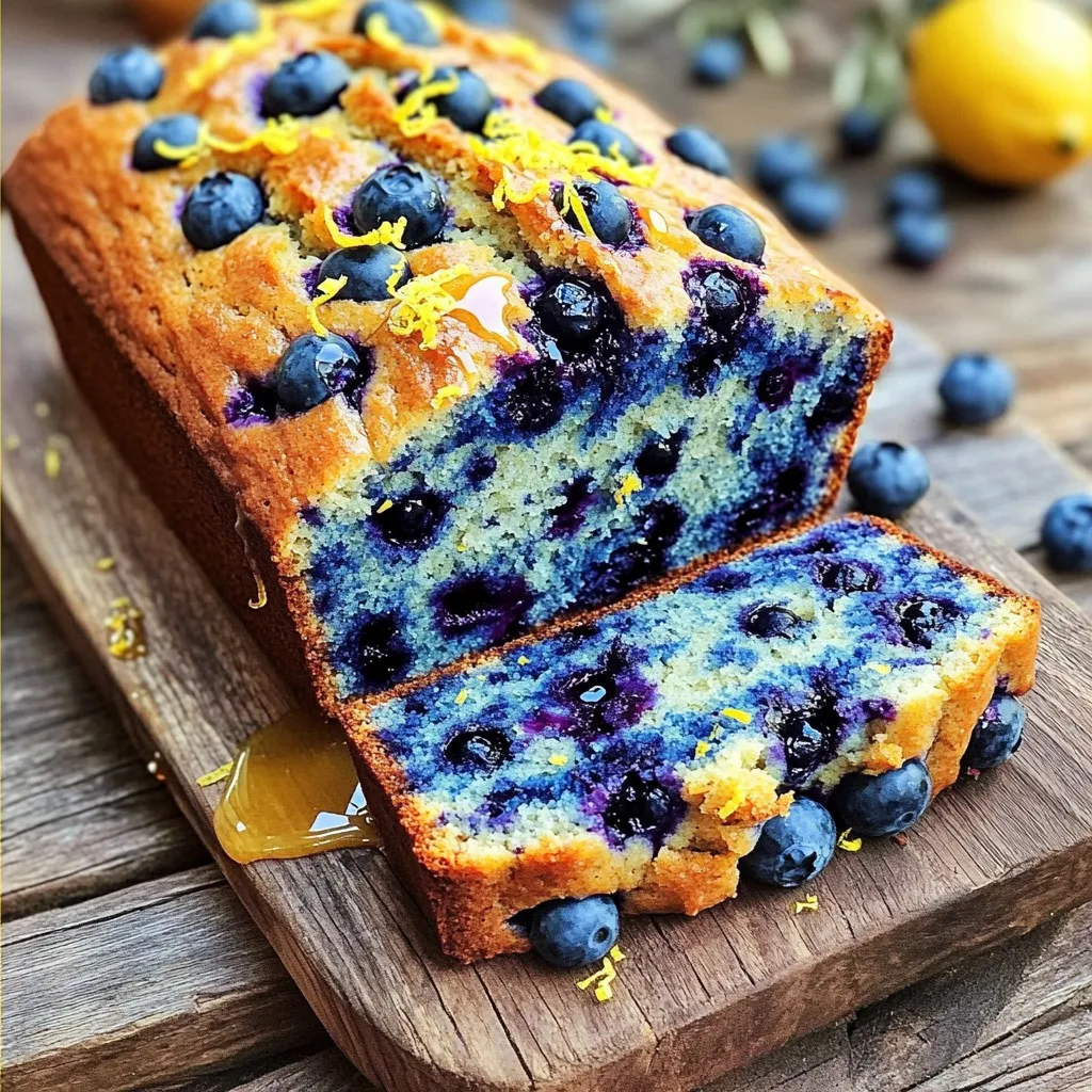 Greek Yogurt Blueberry Lemon Bread Delight Recipe