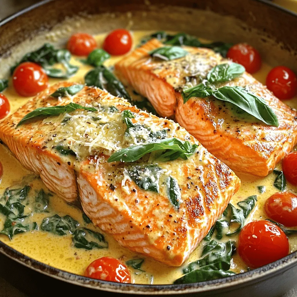 Creamy Tuscan Salmon Flavorful and Simple Recipe