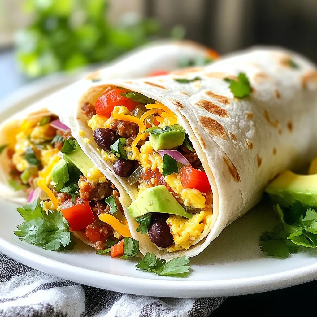Loaded Breakfast Burritos Flavorful and Satisfying Meal