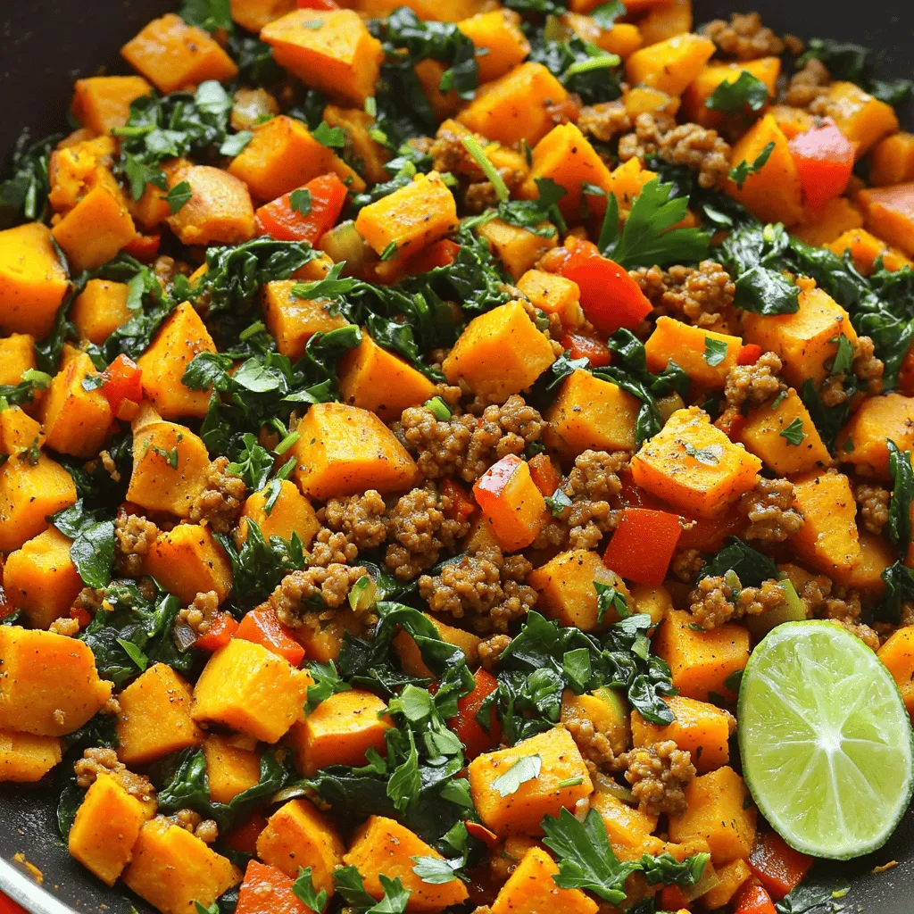Ground Turkey Sweet Potato Skillet Flavorful Meal Idea