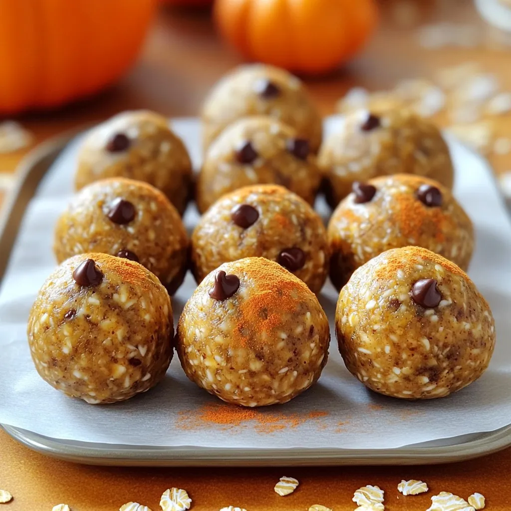 Pumpkin Spice Energy Balls No Bake Easy Treat