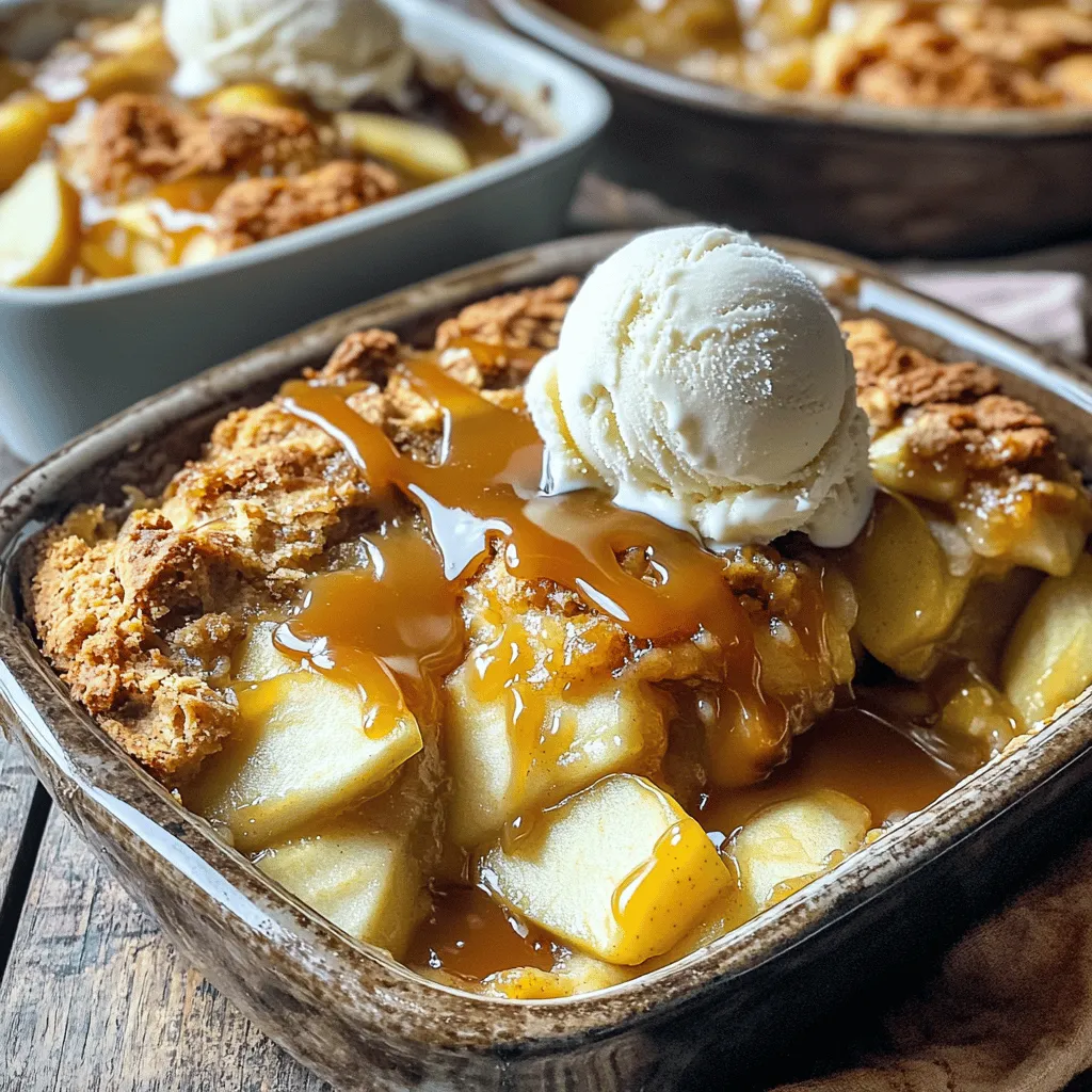 Caramel Apple Cobbler Delightful and Easy Recipe