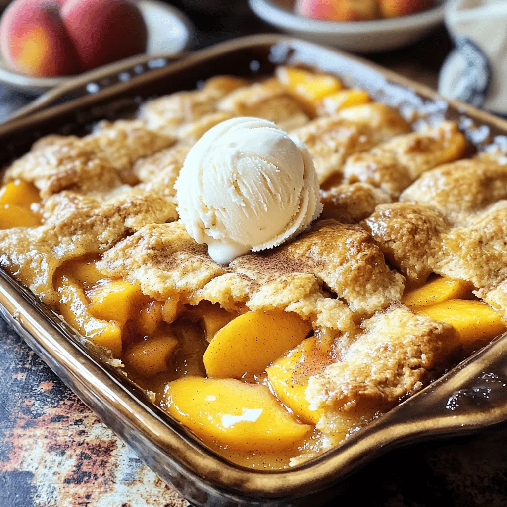 Old Fashioned Peach Cobbler Delicious and Simple Recipe