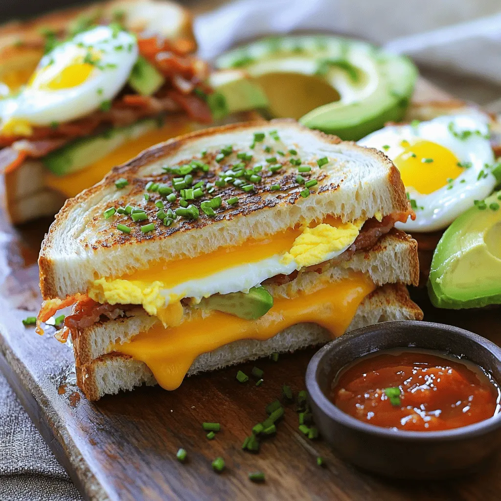 Ultimate Breakfast Grilled Cheese Delightful Recipe