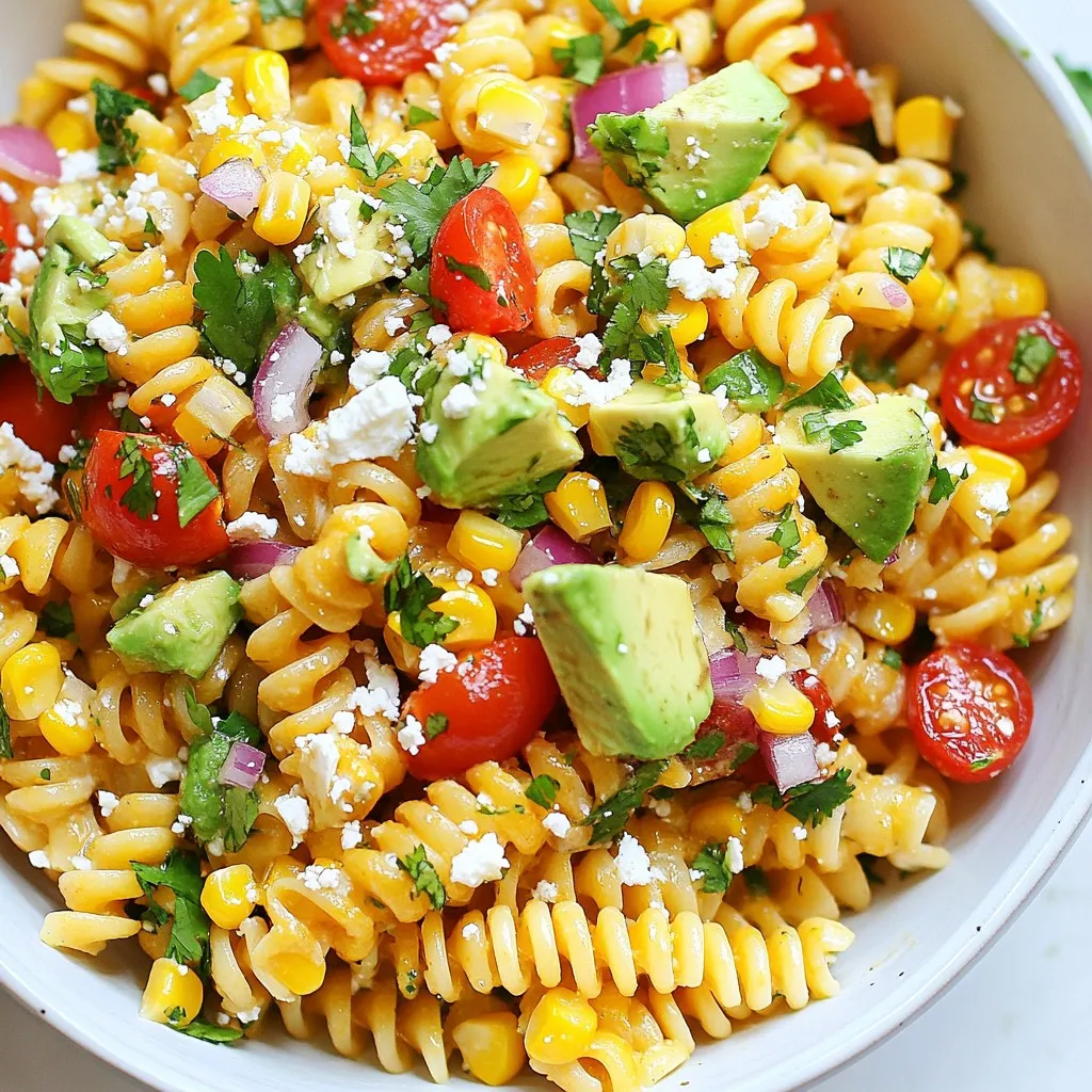Street Corn Pasta Salad Simple and Tasty Dish