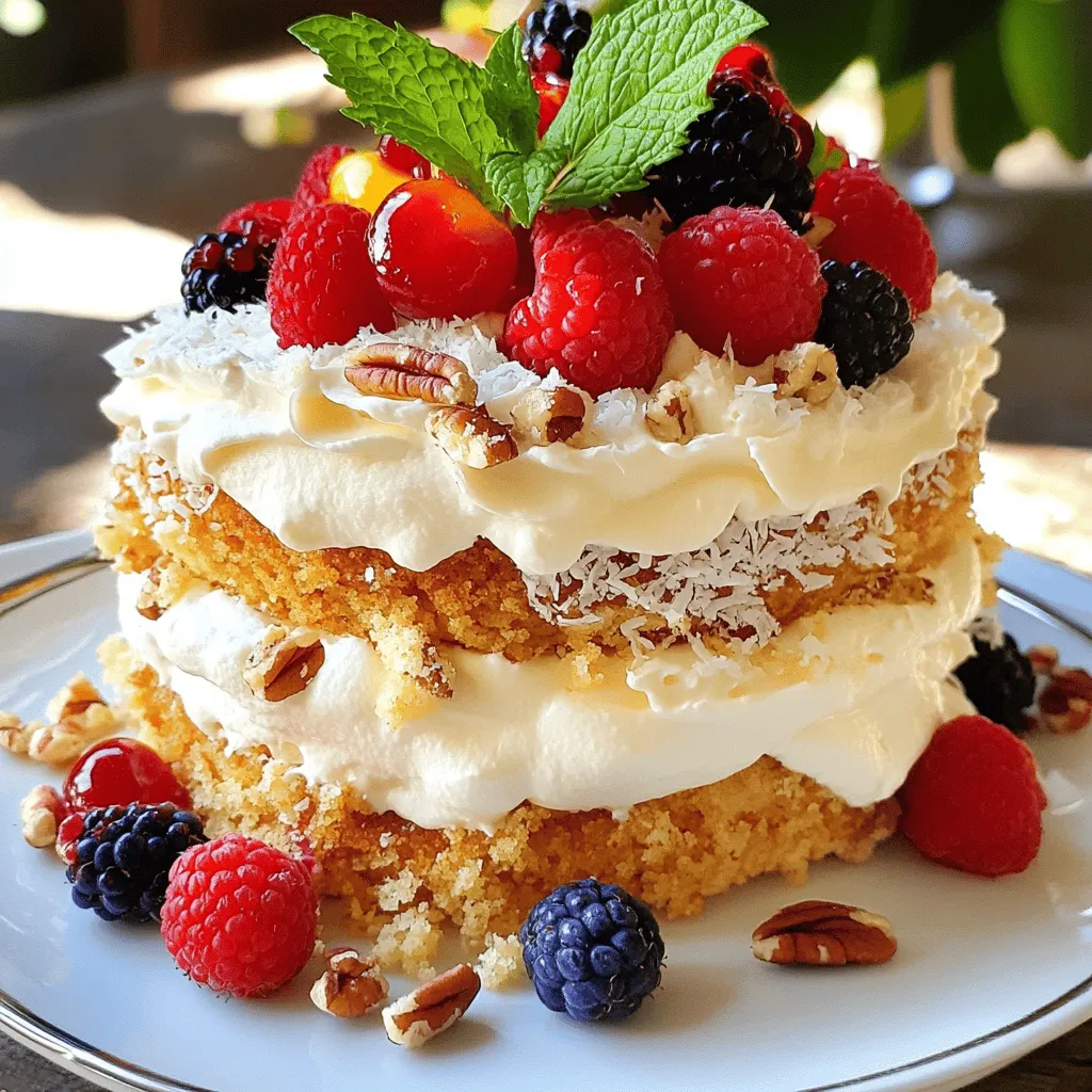 Quick Italian Cream Cake Delightful and Easy Recipe