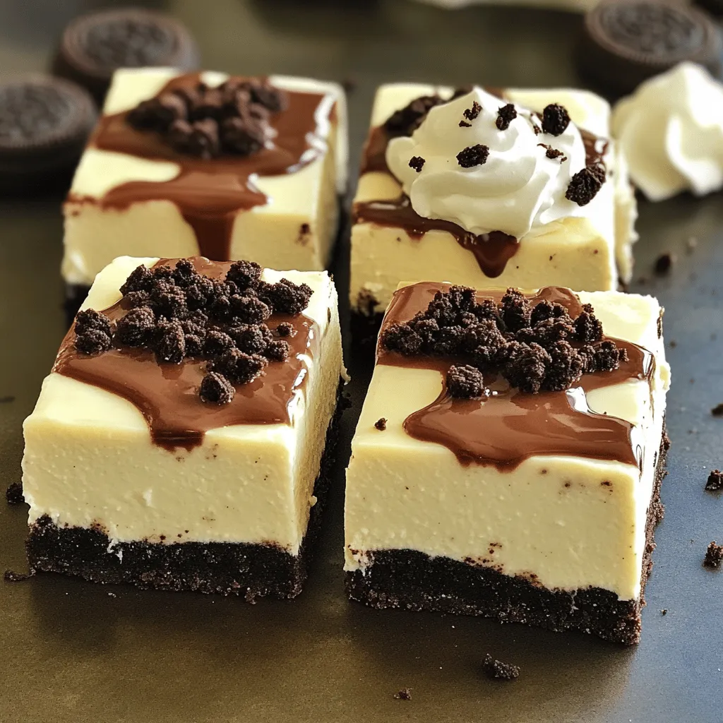 No Bake Oreo Cheesecake Bars Easy and Delicious Treat