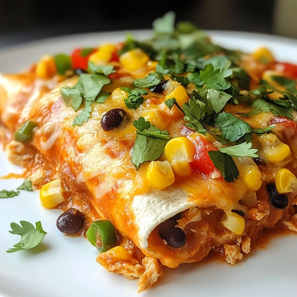 Easy Chicken Enchiladas Simple and Tasty Recipe