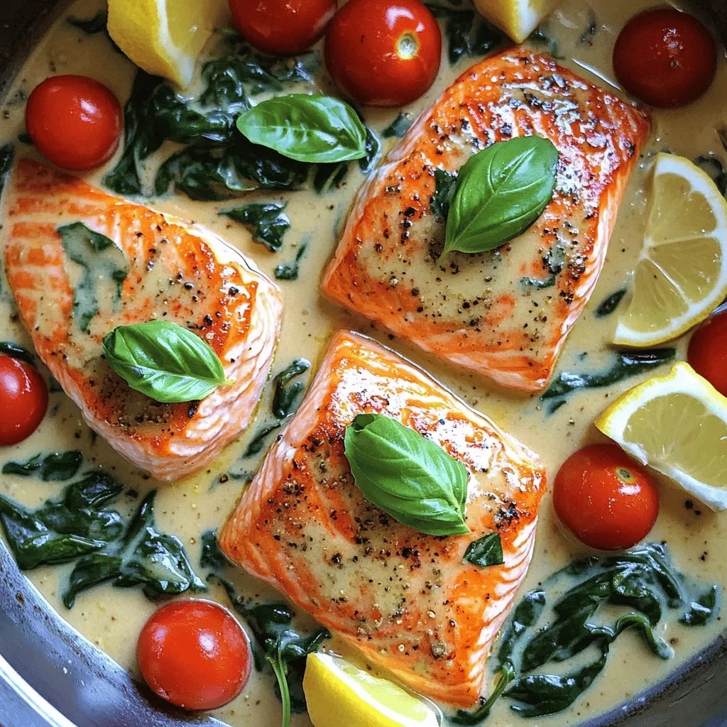 Creamy Tuscan Salmon Flavorful and Simple Dish