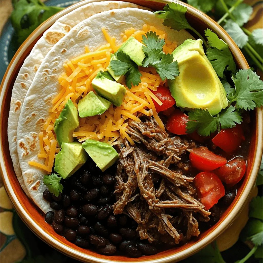 Slow Cooker Burrito Meat Rich and Flavorful Dish