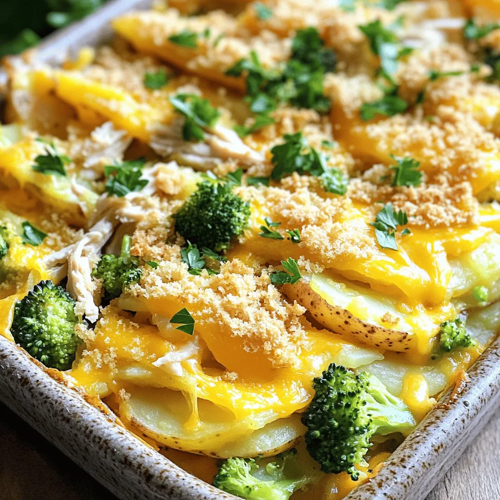 Chicken Potato Broccoli Casserole Simple and Tasty