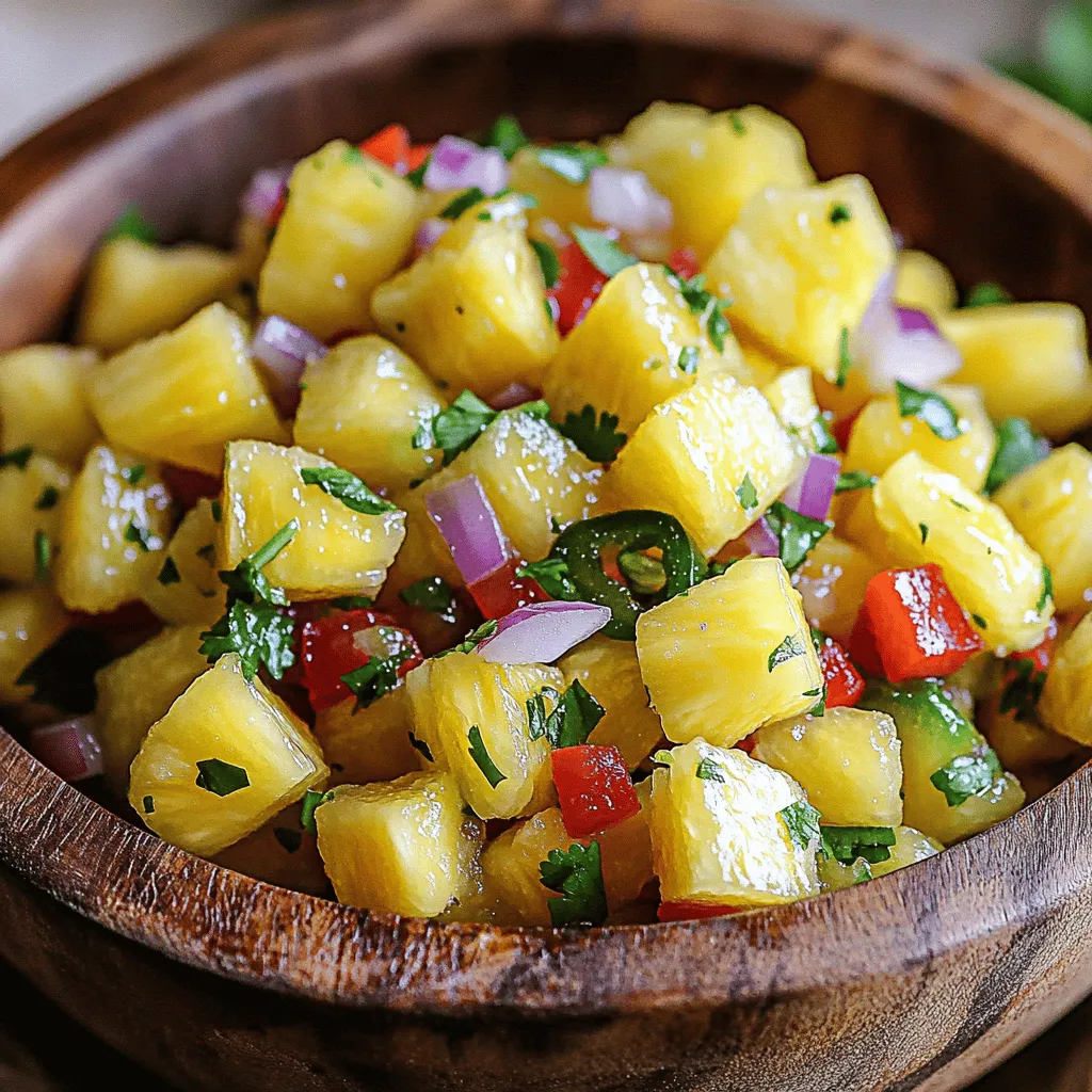 Easy Pineapple Salsa Fresh and Flavorful Delight