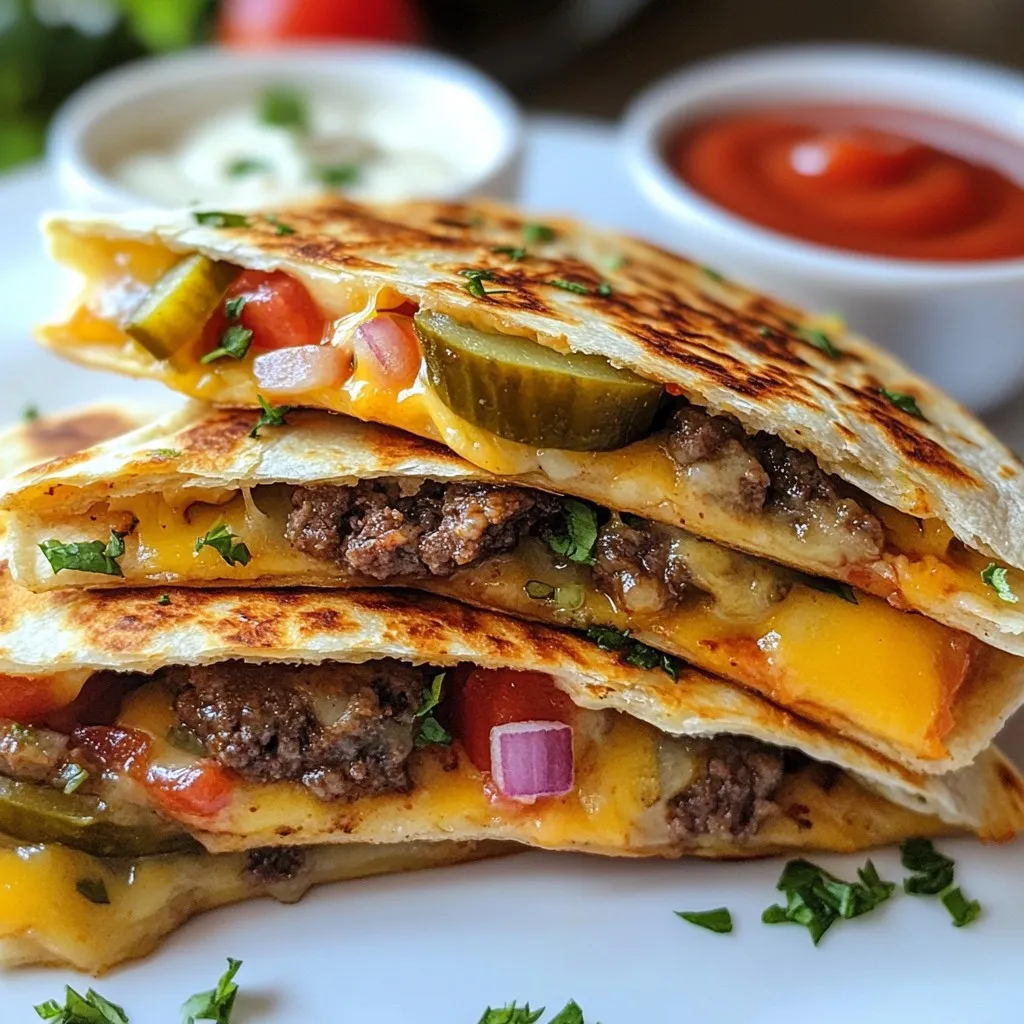 Savory Smashburger Quesadillas Easy and Flavorful Treat