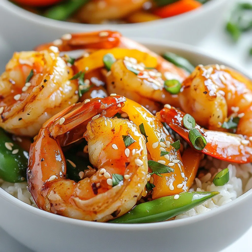 Honey Garlic Shrimp Bowls Flavorful and Simple Dish
