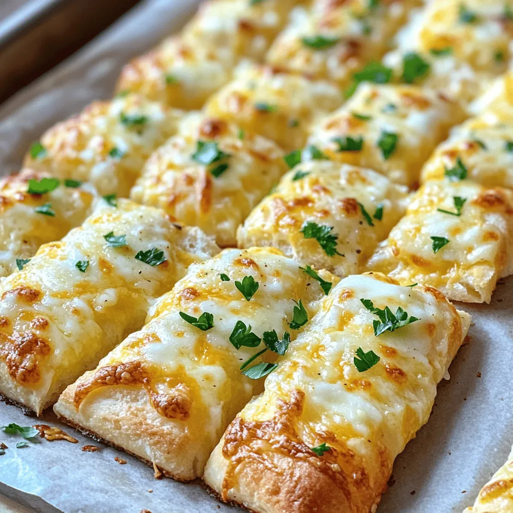 Cheesy Garlic Breadsticks Tasty and Easy Recipe