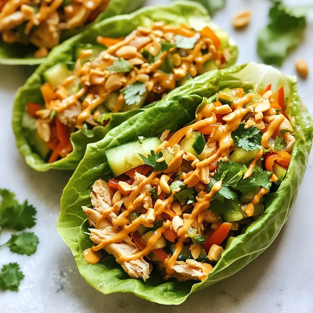 Thai Peanut Chicken Wrap Jimmy John&#8217;s Copycat Delight