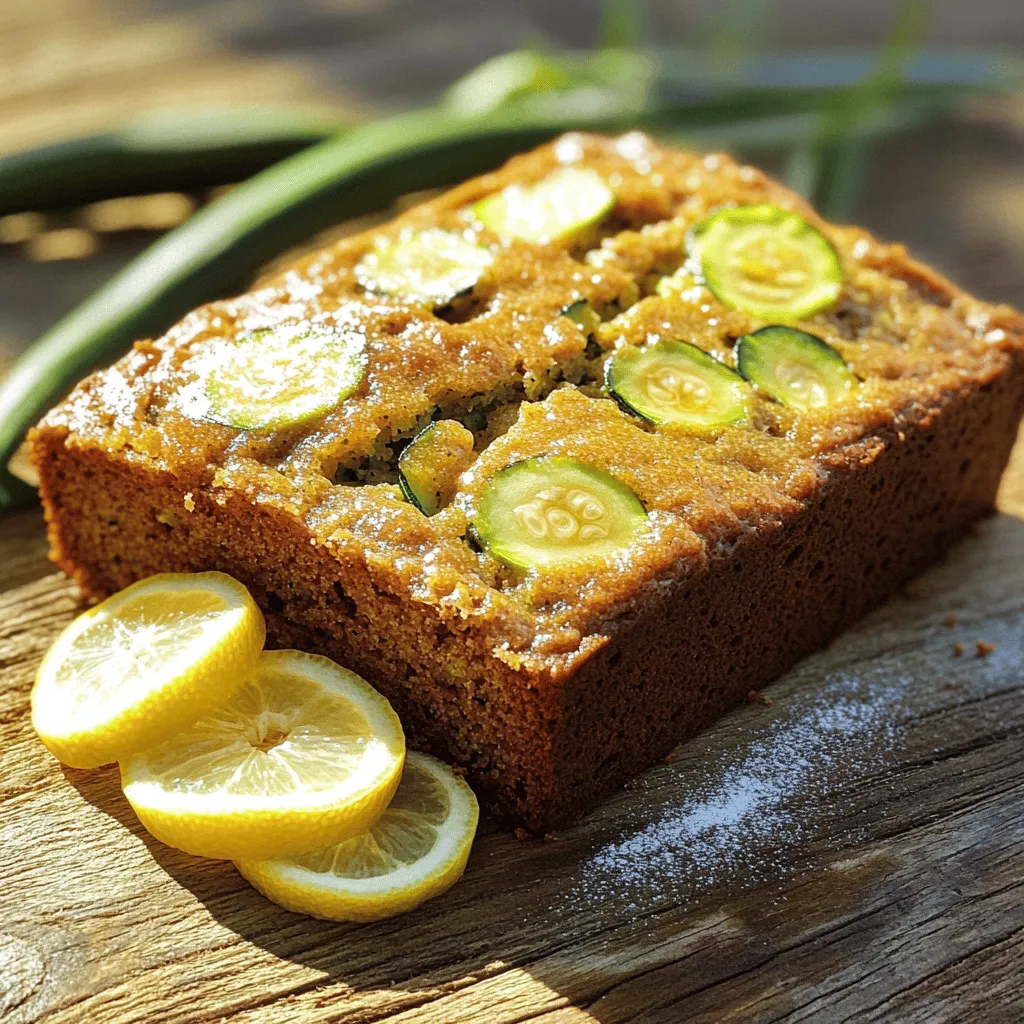 Keto Lemon Zucchini Bread Tasty and Easy Recipe