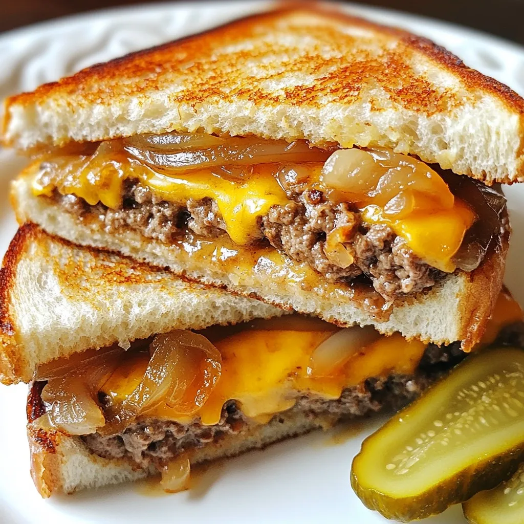 Classic Diner Patty Melt Delectable Comfort Food