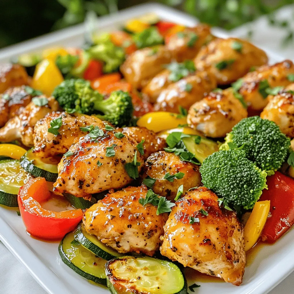 Air Fryer Chicken and Vegetables Tasty Easy Meal