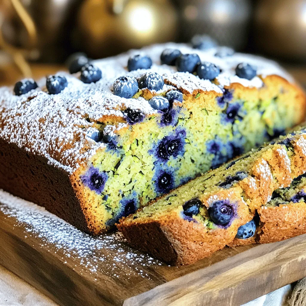 Blueberry Zucchini Bread Moist and Flavorful Delight