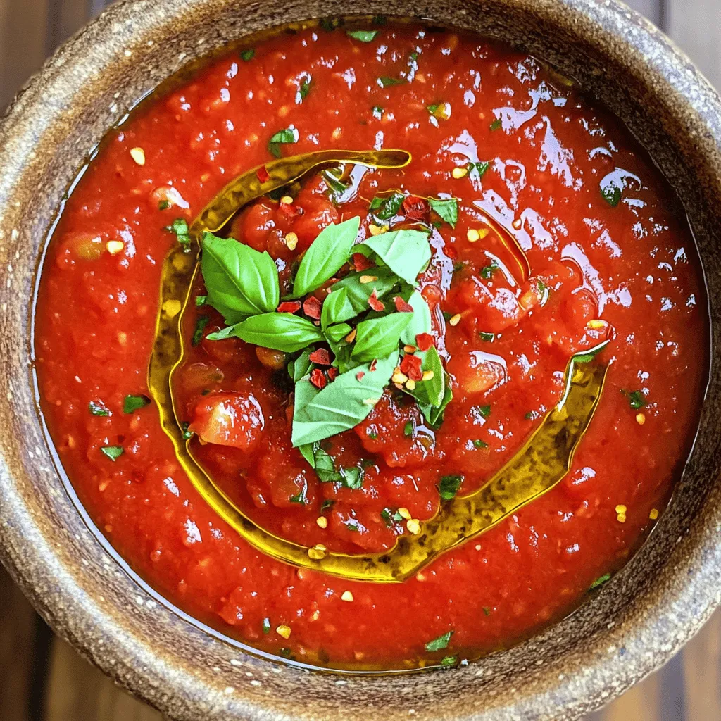 Fresh Marinara Sauce Flavorful and Simple Recipe