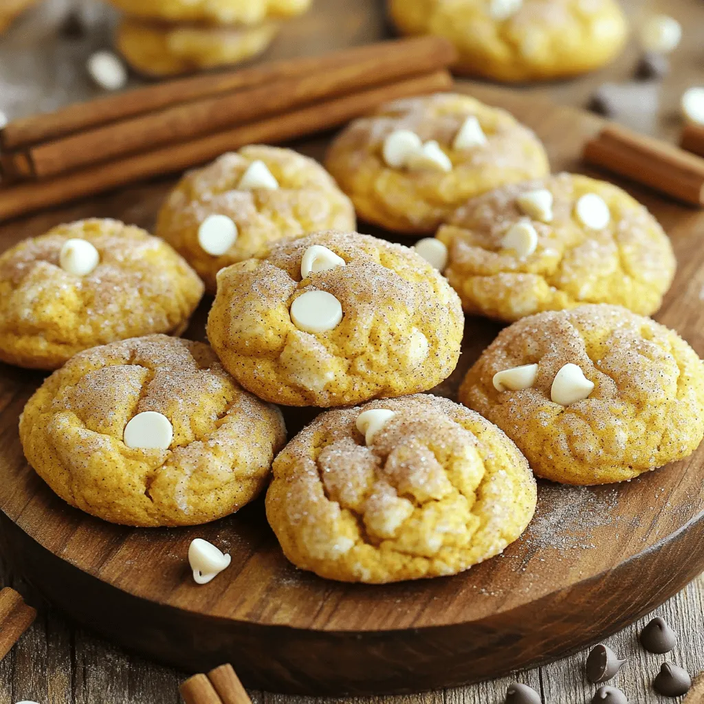 White Chocolate Pumpkin Snickerdoodles Delight