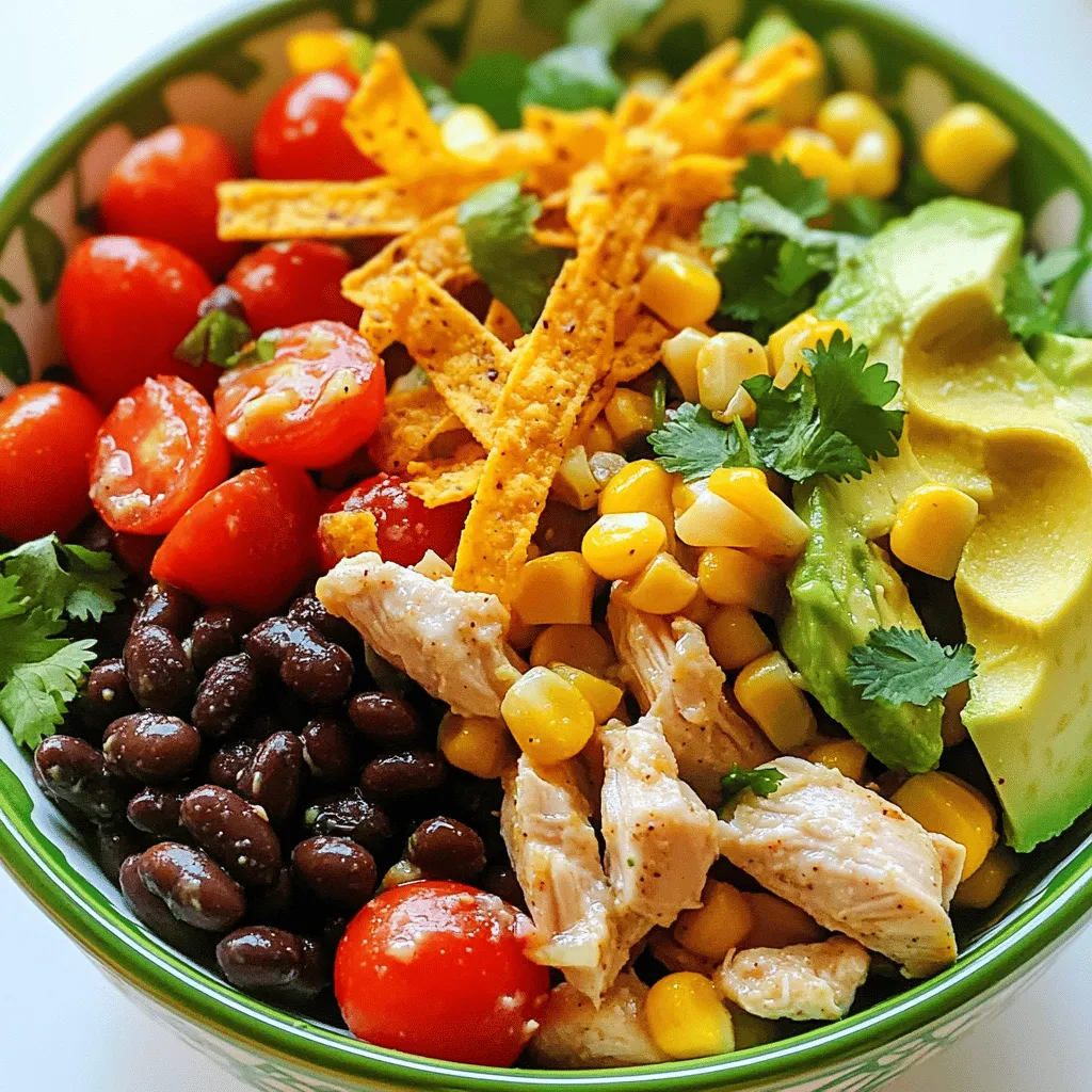 Spicy Southwest Chicken Salad Bold and Flavorful Mix