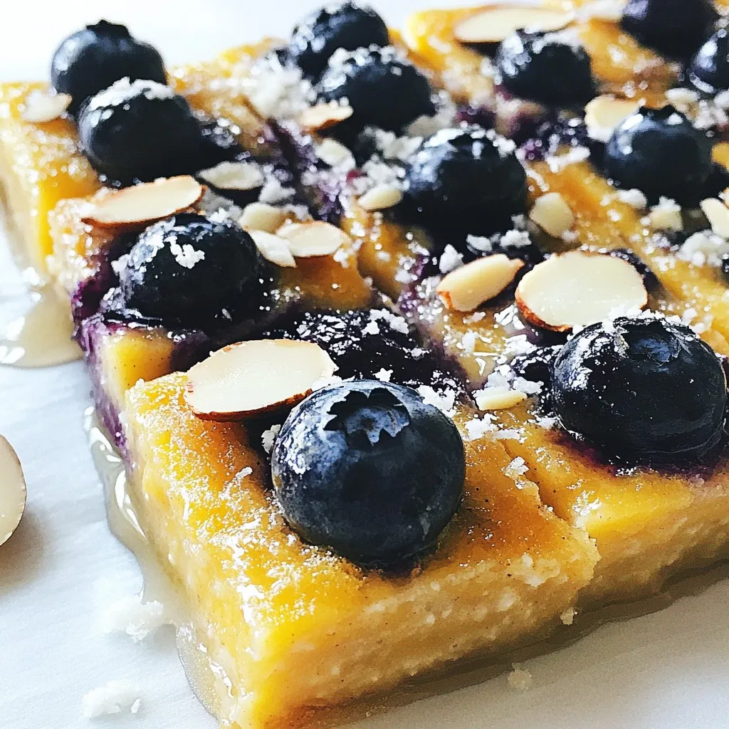 Blueberry Cottage Cheese Breakfast Bake Delight