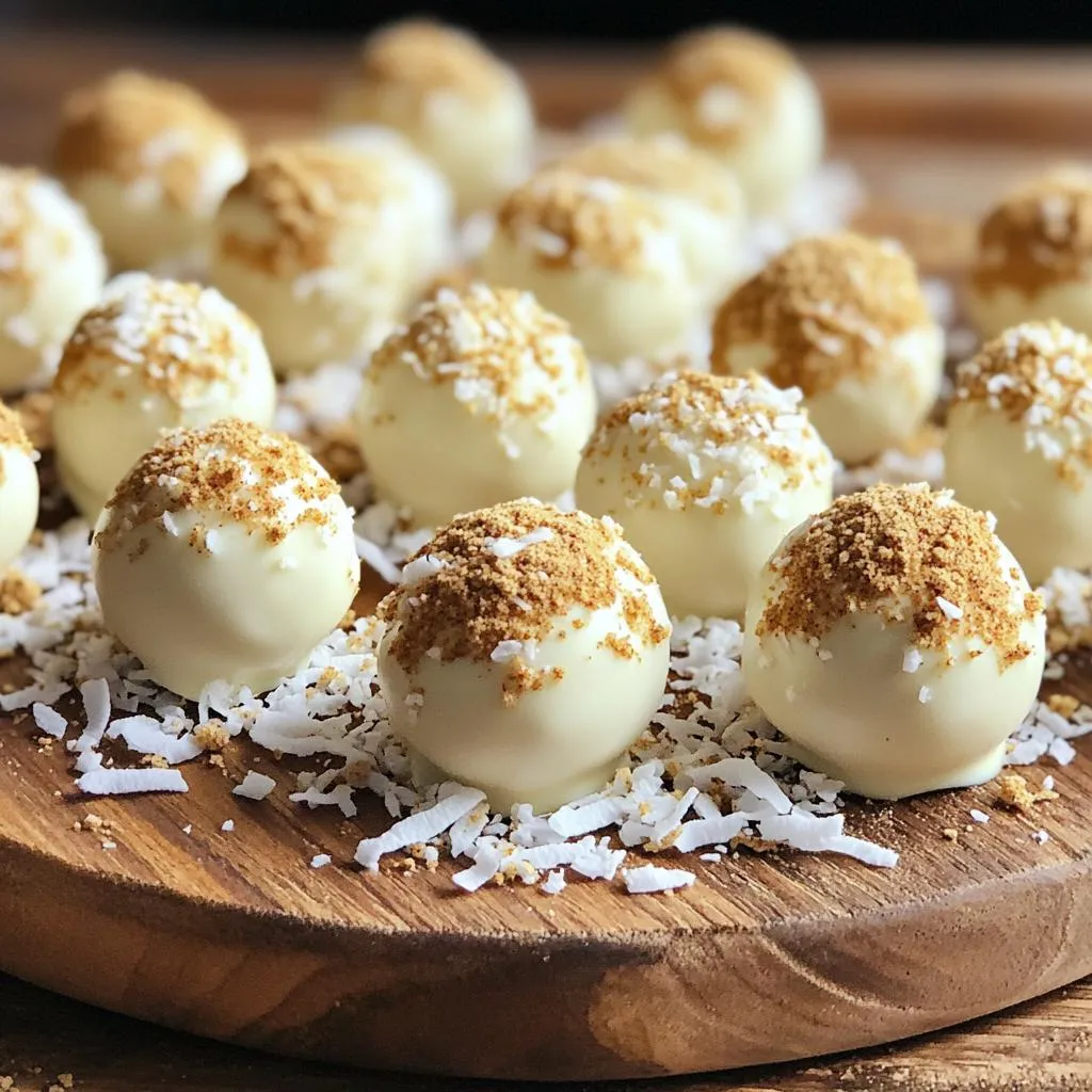 No-Bake Eggnog White Chocolate Truffles Delight