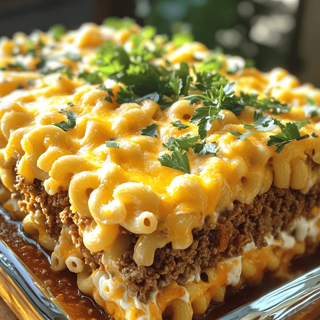 Savory Mac and Cheese Meatloaf Casserole Recipe