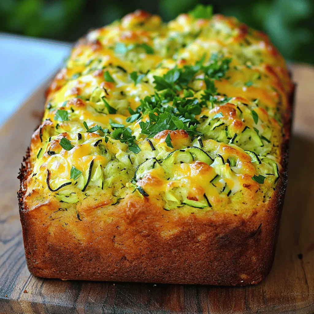 Zucchini Cheddar Herb Bread Flavorful and Easy Recipe