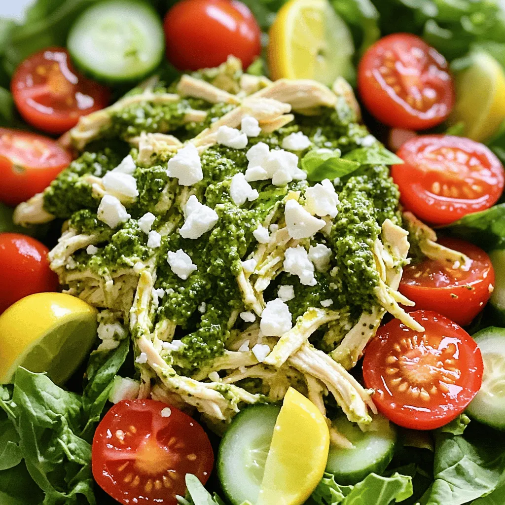 Healthy &#038; Easy Pesto Chicken Salad Recipe Delight