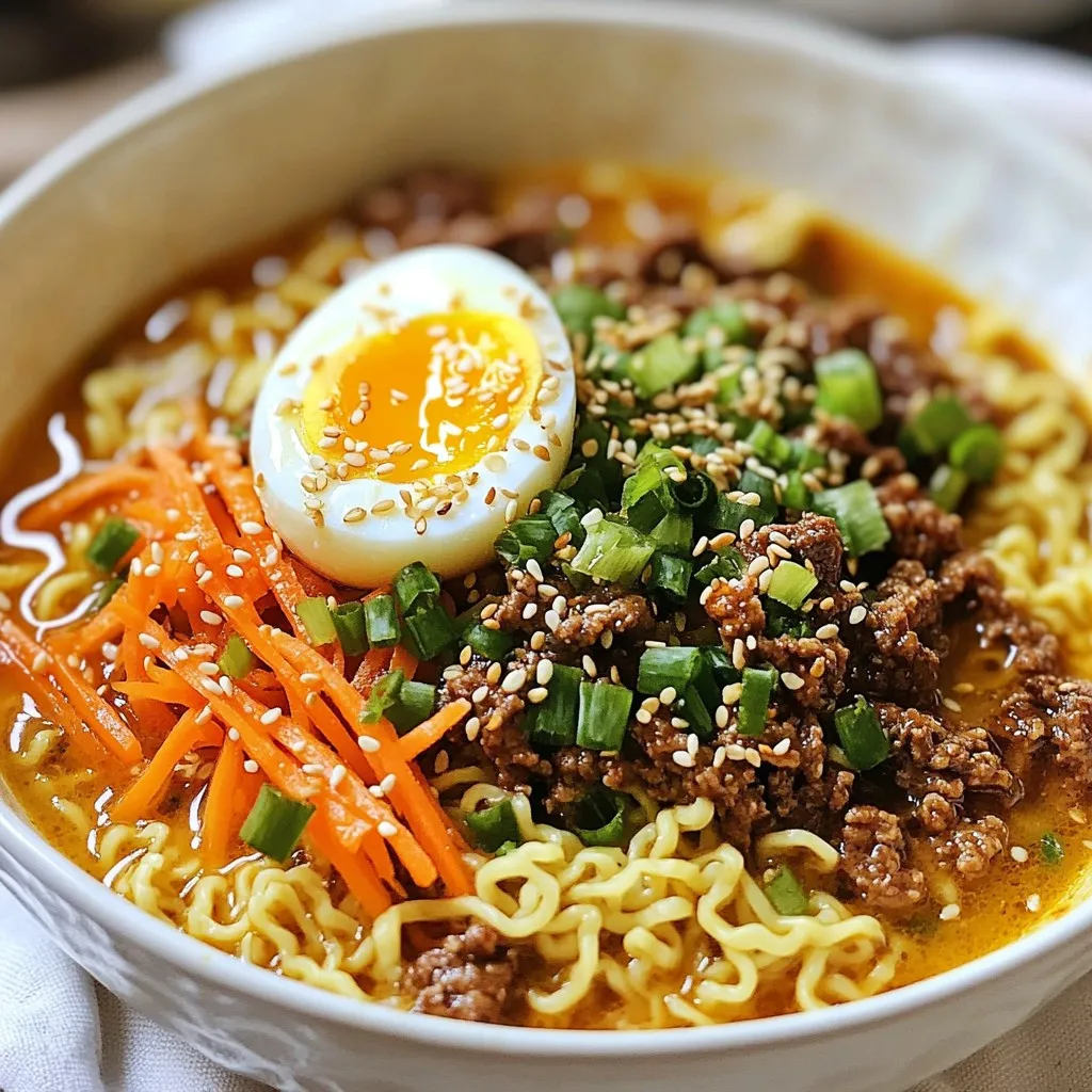 Spicy Korean Beef Ramen Bold and Flavorful Delight