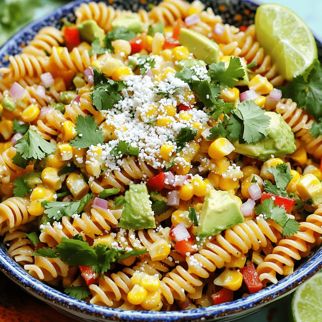 Mexican Street Corn Pasta Salad Fresh and Flavorful Meal